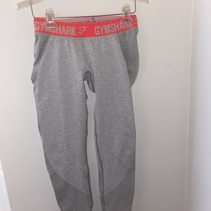 Gymshark grey and pink flex leggings